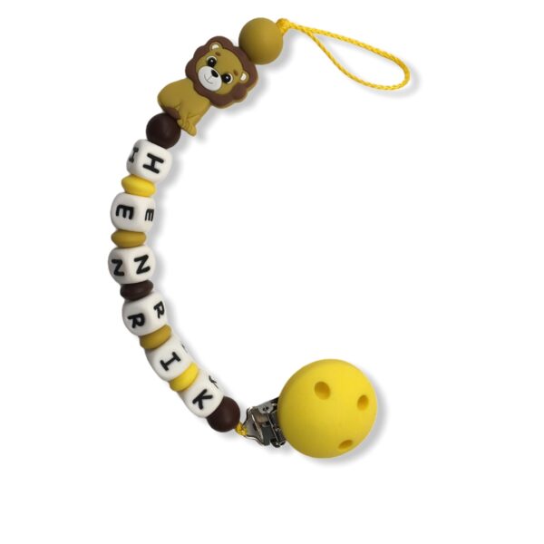 Schnullerkette "Löwe" Farbauswahl – Bild 4
